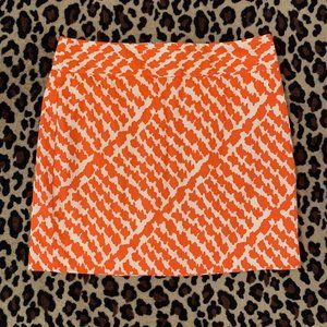 J. Crew • Abstract Lattice Pencil Skirt || Size 0